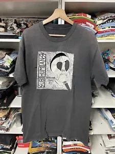 Vtg Subhumans T-Shirt XL Punk Rock Band Black Y2K Distressed See Pics - Picture 1 of 7