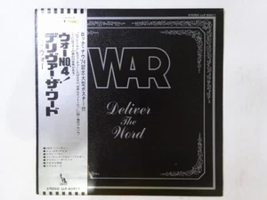 War Deliver The Word Liberty LLP-80917 Japan  VINYL LP OBI - Picture 1 of 3