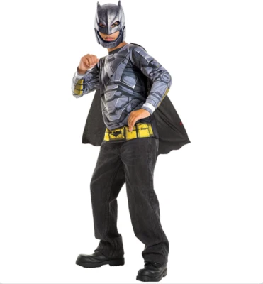  Rubie's Costume Batman v Superman: Dawn of Justice Armored Batman Child Top NEW - Image 1 of 2