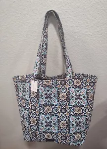 Vera Bradley Grand Tote XL Lisbon Medallion Cool Travel Tote NWT - Picture 1 of 8