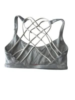 Женский спортивный бюстгальтер Lululemon размер 4 Camuflaje серый для тренировок в тренажерном зале йоги спорта досуга - Изображение 1 из 4
