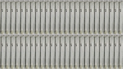 WHOLESALEMEZUZAH CASE  Plastic with Stones Silver shin Waterproof LOT of 50 PCS - Image 1 of 4