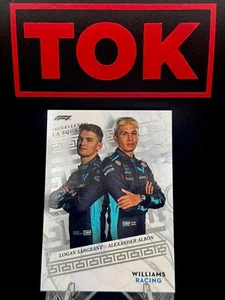 2023 Topps Eccellenza Fórmula 1 Williams Racing La Squadra F1 Albon & Sargeant - Imagen 1 de 2