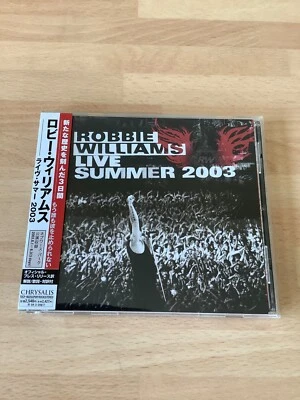 Robbie Williams - Live Summer 2003 🇯🇵 Japanese Promo CD - Very Rare - Image 1 of 4