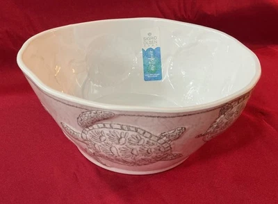 Sigrid Olsen Gray Sea Turtle Melamine Serving Bowl NWT - Image 1 of 4