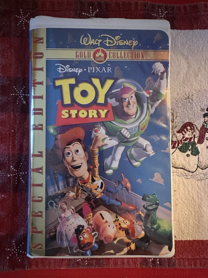 Toy Story 1995 VHS Disney Special Edition Gold Collection, Clamshell - Image 1 of 3