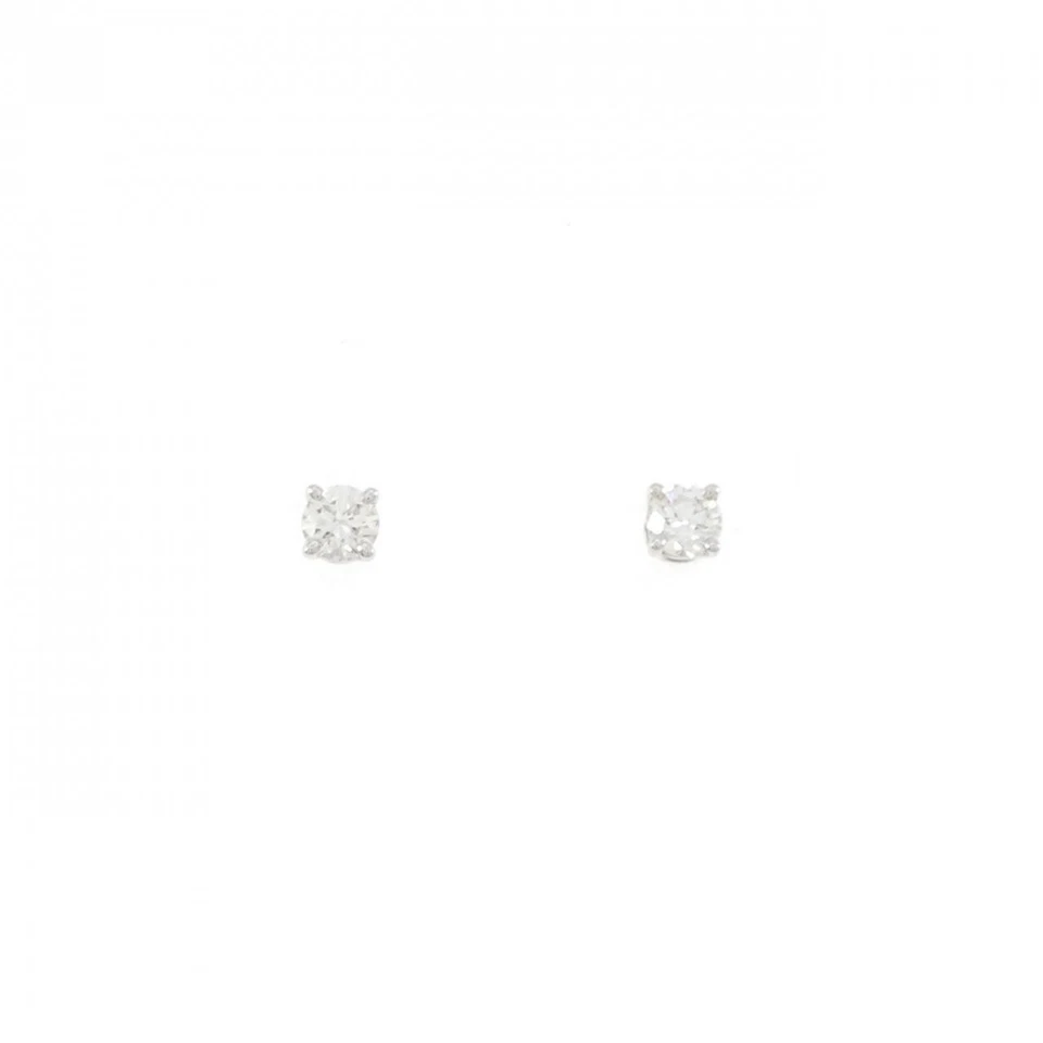 Authentic Tiffany & Co. solitaire Earrings  #260-004-635-6802 - Image 1 of 4