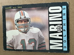 1985 TOPPS - DAN MARINO DOLPHINS VG-EX #314 - Picture 1 of 2