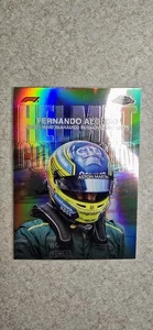 2024 Topps Chrome Formula 1 F1 Fernando Alonso Helmet Collection #HC-10 - Picture 1 of 2