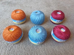Hilo de ganchillo Destashed DMC Petra.6 x 100 g, talla 5 colores mezclados. - Imagen 1 de 2