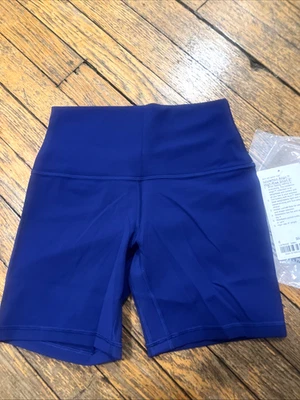 Lululemon ALIGN HR SHORT 6" DEEP SEA BLUE SZ 6 NWT - Image 1 of 4