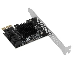 SATA3.0 Expansion Card Professional Plug And Play SATA3.0 To PCIE 4 Port 6G Hot - Bild 1 von 23
