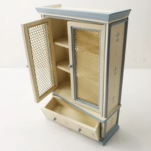 1:12TH Scale Dolls House Miniature Wooden Cabinet Bookcase Bedroom Furniture@ - Picture 1 of 8