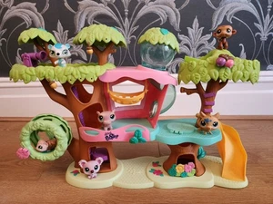 LPS Littlest Pet Shop Magic Motion Baumhaus Garten Spielset mit 6 Haustieren - Bild 1 von 14