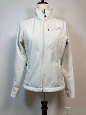 Chaqueta para mujer The North Face Apex Soft Shell cremallera completa blanca talla pequeña MIRAR Foto 1 de 4