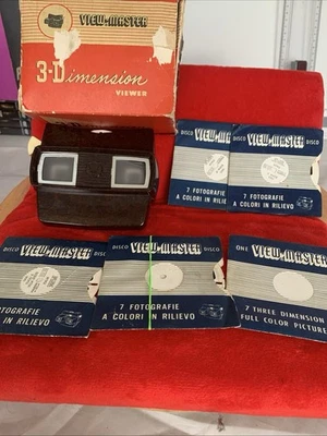 View-Master 3-Dimension Viewer model E 12 x 9 cm Bakelite made By Sawyer's (B/R1 - Image 1 of 4
