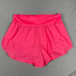 All in Motion Athletic Running Shorts Womens Large Pink Nylon Lined Waistband - Picture 1 of 7