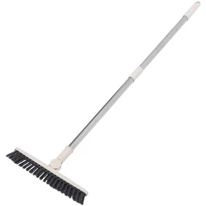 Cepillo exfoliante de puntada de piso de mango largo para limpieza de pisos herramienta de lechada - Imagen 1 de 12
