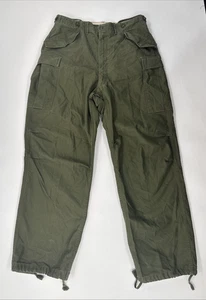 Pantalone Esercito Vintage Uomo Verde Medio M51 Pantalone Shell Field Tipo 2 M1951 - Foto 1 di 17