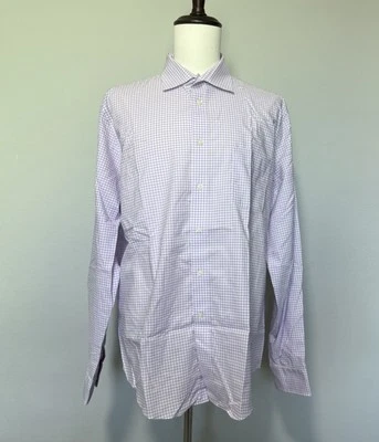 Ralph Lauren Mens Purple Plaid Shirt Size XL 36/37 17.5 - Image 1 of 4
