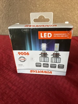 Sylvania [9006SL.BX2] LED Powersports / Fog Headlights Two-Bulb Set NEW - Image 1 of 2