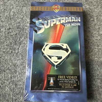 Superman: The Movie (VHS, 2001, Special Edition) Christopher Reeves New Sealed - Image 1 of 4