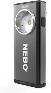 NEBO SLIM Pocket Flashlight | 500 Lumens, Rechargeable Mini One-Size, Black  - Picture 1 of 6