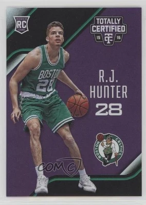 2015 Panini Totally Certified Rookies Mirror Purple /50 RJ Hunter #181 Rookie RC - Image 1 of 2