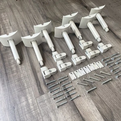 7 x Bose Long Neck UB-20W Cube Speaker Mount (Wall/Celling) White UB20. - Image 1 of 4