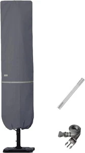 Patio Umbrella Cantilever 7'-11' or 15' Double Sided, (Double Sided) Grey - Picture 1 of 7