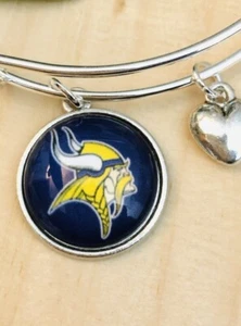 Brazalete expandible dije equipo de fútbol americano de la NFL Minnesota Vikings - Imagen 1 de 11