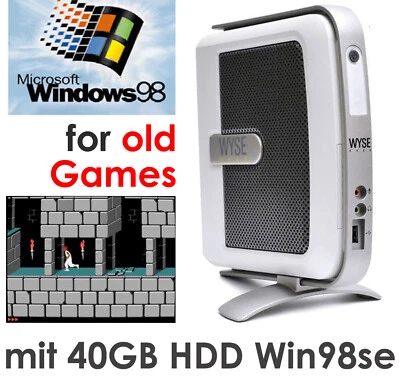 Petit Ordinateur Wyse V90 RS-232 Parallèle Lpt 40GB HDD Windows 98 V345g Foto 1 de 4
