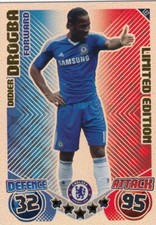 2010-11 Topps Match Attax Soccer Card Limited Edition LE2 Didier Drogba-Rare