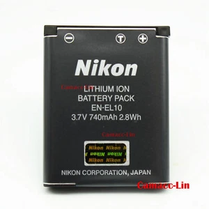 Batterie neuve d'origine Nikon EN-EL10 pour Nikon COOLPIX S60 S200 S500 S600 S4000 - Photo 1 sur 4