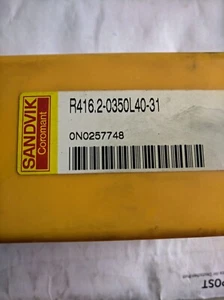 Taladro de placa reversible Sandvik R416.2-0350L40-31 para placas WCMX 06T - Imagen 1 de 3