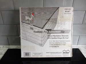 Midwest Sunscreen Top for Midwest Pens Black 48" x 48" NEW UNUSED - Picture 1 of 4