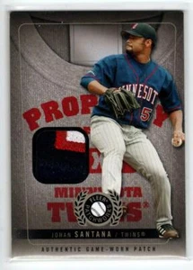 2005 Fleer Patchworks Nameplate #JS Johan Santana \49 (ref 152422) - Picture 1 of 1