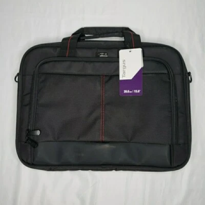 Bolso para portátil Targus — Maletín delgado clásico negro de 15,6", nuevo Foto 1 de 4