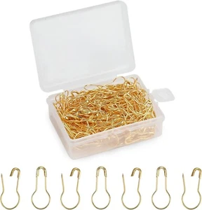250 Pieces Metal Gourd Safety Pin, Metal Gourd Safety Pins Small Wire Pins Craft - Picture 1 of 7