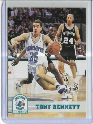 1993/94 Skybox NBA Hoops #17 Tony Bennett Charlotte Hornets - Image 1 of 2