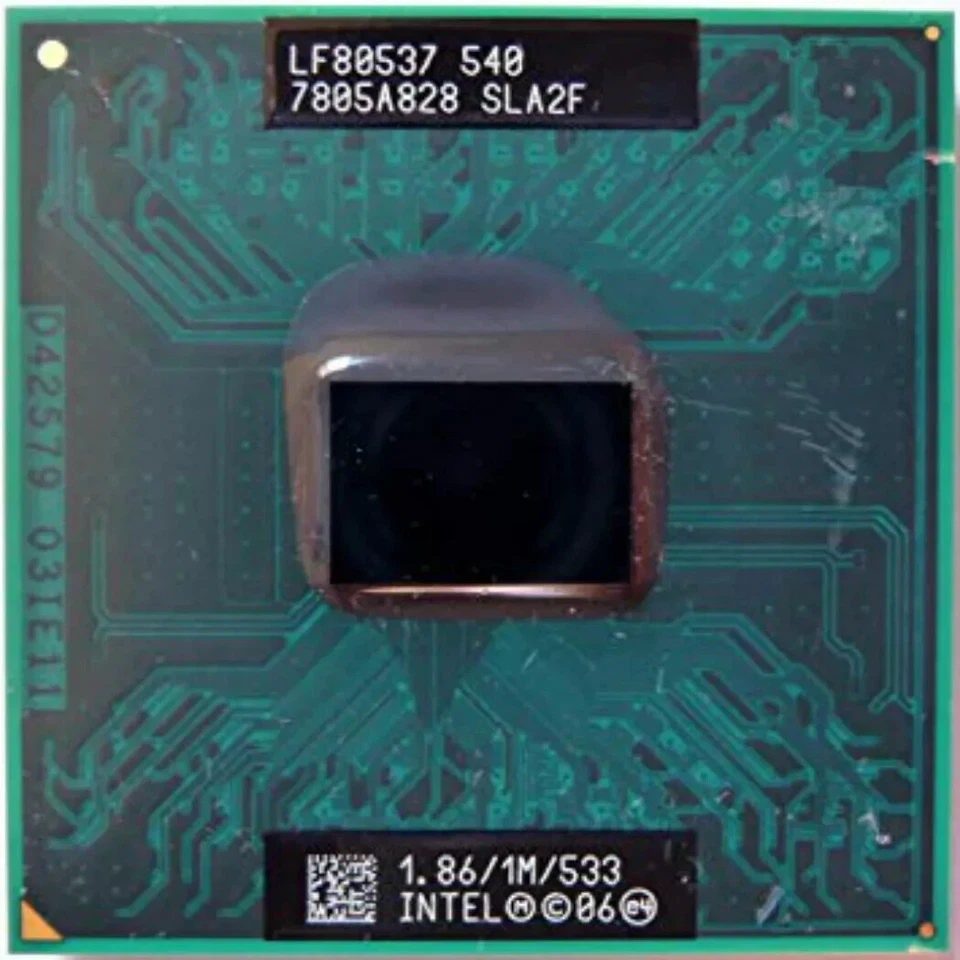processore cpu Intel Celeron 540 SLA2F Mobile CPU Processor Socket P 1M 1.86GHz - Immagine 1 di 1