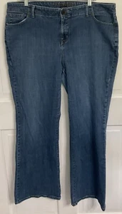Lands End Fit 2 Größe 18 weites Bein blaue Damenjeans 40 x 30,5 - Bild 1 von 7