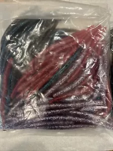 50pc ASSORTED 5 inch Bass Fishing Lures Worms - Picture 1 of 3