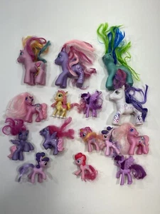Lote De 15 Figuras My Little Pony Variedad Diferentes Tamaños Hasbro 2007 2009 Bonitas - Imagen 1 de 4