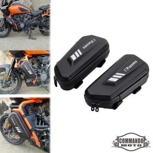 For Harley Pan America 1252 1250 2021-24 Hard Shell Bumper Engine Guard Tool Bag - Picture 1 of 8