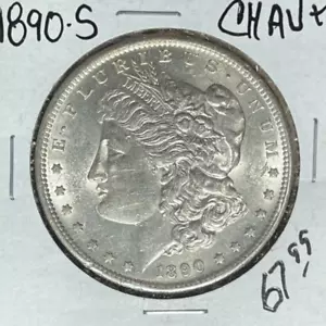 1890-S DOLLARO D'ARGENTO MORGAN - CH AU+ ~BELLA MONETA~ - Foto 1 di 2