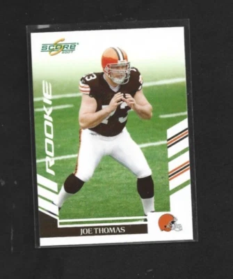 Joe Thomas 2007 Score RC - card # 355 / Cleveland Browns - Image 1 of 2