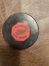 Detroit Red Wings Art Ross Converse Vintage Game Issued NHL Puck c. 1968-1971
