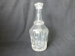 Antique Early American Pattern Glass Bullseye and Pillar Flint Water Bottle - Picture 1 of 6