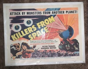 KILLERS FROM SPACE 1954 B 22X28 HALF SHEET MOVIE POSTER HORROR - Picture 1 of 1